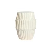 Light & Living Table d'appoint Isili - Blanc - Ø40cm - Ronde - Céramique - Petite table - Table basse - Table de chevet - Table de canapé - Convient pour le salon et la chambre à coucher