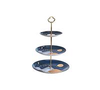 Light Luxury Ceramic Cupcake Stand Multi-Layer Dessert Display Stand Detachable Pastry Stand Wedding Party Cake Stand(2-tier/3-tier) Dessert Display Stand (Size : Two Tiers) (Three Layers)