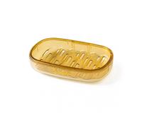 (Light Luxury Gold)Light Luxury Double Layers Soaps Box Easy-install Draining Storage Box for Bathroom