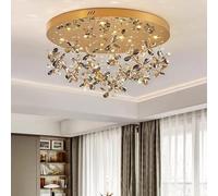 Light luxury living room crystal chandelier dining room bedroom postmodern villa hall main lamp Kitchen island