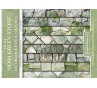 Light Moss Green Stone: Decorative Paper Textures