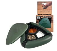 Light My Fire Pot A Epices Camping - Salieres et Poivrieres d'Extérieur - Kit 3 en 1 Epices Sel et Poivre - Pot à Epices - 100% sans BPA - Bushcraft Pique Nique Voyage Lunch-Box (SageGreen)
