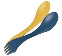 Light My Fire Spork gaucher jaune moutarde/bleu brumeux 2412811413