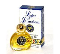 Light of jerusalem Anointing Oil 7.5 ml - 1/4oz From The Holyland Jerusalem (1 bottle)