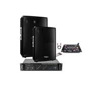 IBIZA SOUND LIGHT Pack Sono 2160W Total Ibiza Sound 2 Enceintes 2x600w - Ampli AC-1000W - Table de mixage - Câblage