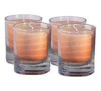 Light Palm 4041678002190 Nuance Bougie-Lot de 4-Couleur : Marron