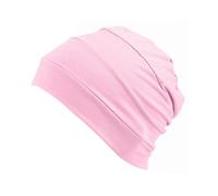 (light pink)Soft Chemo Hats for Women - Comfortable Cancer Headwear, Sleep Turban & Under Hat in Light Pink