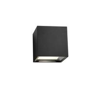 Light-Point Applique Cube XL Up/Down black. LED