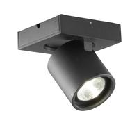 Light-Point Applique murale et plafonnier Focus 1 switch tune Black