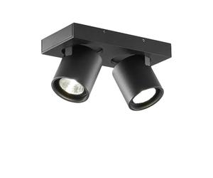Light-Point Applique/spots Focus Mini 2 black. 2700 kelvins
