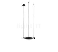 Light Point Edge Round Suspension LED noir - ø40 cm