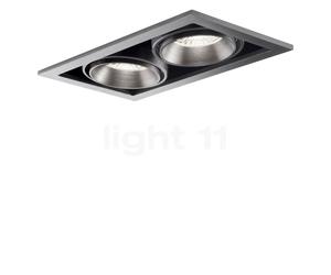 Light Point Ghost Spot encastrable au plafond LED 2 Foyers titane - 20 cm