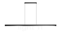 Light Point Inlay Linear Suspension LED noir/argenté - 190 cm Ce luminaire comporte des modules à LED prémontés de classes énergétiques A A++, A+, A