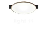 Light Point Inlay Round Plafonnier LED noir/doré - 34,2 cm Ce luminaire comporte des modules à LED prémontés de classes énergétiques A A++, A+, A