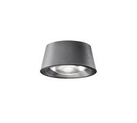 Light Point Optic Out Plafonnier LED, titane Ce luminaire comporte des modules à LED prémontés de classes énergétiques A A++, A+, A