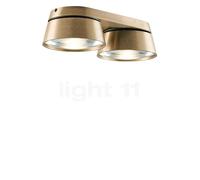 Light Point Vantage Plafonnier et Applique LED 2 foyers laiton - 13 cm