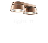 Light Point Vantage Plafonnier et Applique LED 2 foyers or rose - 13 cm