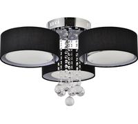 Light Prestige Gambela plafonnier 3x40 W noir-chrome LP-991/3CBK