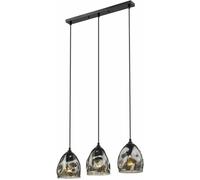 Light Prestige Melt lampe suspendue 3x40 W noir-transparent LP-126/3L