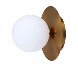 Light Prestige Roma applique murale 1x5 W blanc-doré LP-1345/1WGD