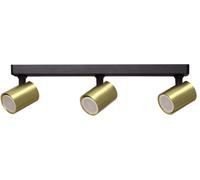 Light Prestige Snow plafonnier 3x50 W noir-doré LP-731/3WGD