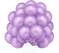 Light Purple Balloons Latex Balloons For Women Girls 12 Inch 30 Pack Solid Latex Balloons For Birthday Party Decorations Wedding Baby Shower Party Decorations