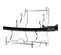 Light Saber Stand Display | 4 Tier Wand Holder Display Clear | 30x30x20cm Desktop-Friendly Displays, Decorative Katana Holder, No Drill Wand Displays Stand For Desktop Table, Darksabers Lightsaber