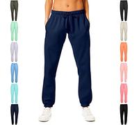 Light & Shade LSLPNT006 Pantalon de survêtement Doux au Toucher pour Femme, Bleu Marine, M