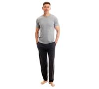 Light & Shade LSSET032L Ensemble Pyjama pour Homme avec t-Shirt à col Rond et Pantalon, Gris Clair, XXL