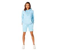 Light & Shade Sweat à Capuche Femme Fleece - Hoodie Pullover avec Poche et Cordon, Sweatshirt Confortable pour Gym Sport Loungewear et Usage Quotidien (Aigue-Marine, S)