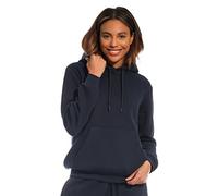 Light & Shade Sweat à Capuche Femme Fleece - Hoodie Pullover avec Poche et Cordon, Sweatshirt Confortable pour Gym Sport Loungewear et Usage Quotidien (Bleu Marine, XL)