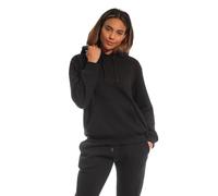 Light & Shade Sweat à Capuche Femme Fleece - Hoodie Pullover avec Poche et Cordon, Sweatshirt Confortable pour Gym Sport Loungewear et Usage Quotidien (Noir, M)