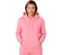Light & Shade Sweat à Capuche Femme Fleece - Hoodie Pullover avec Poche et Cordon, Sweatshirt Confortable pour Gym Sport Loungewear et Usage Quotidien (Rose, XL)