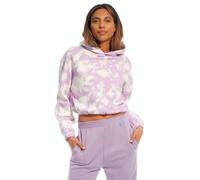Light & Shade Sweat-Shirt Court à Capuche pour Femme, Violet Pastel, XL