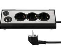 Light Socket 3X Rallonge multiprise + 2X USB