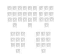 Light Solutions Clips de Fixation Clip de Fixation pour Philips Hue V4 & Gradient LightStrip, Blanc, Installation Facile, Haute Durabilité, Écologique (50)
