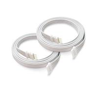 LIGHT SOLUTIONS Lot de 2 rallonges de 1 m pour éclairage Philips Hue Lightstrip V4 & Solo Lightstrip - Bande LED - Éclairage LED - Rallonge de câble d'alimentation - Blanc