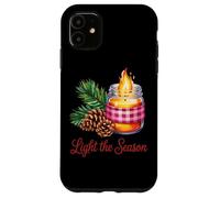 Light The Season Bougie en Pot Pin Coque pour iPhone 11
