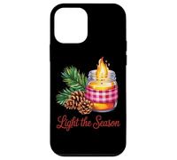 Light The Season Bougie en Pot Pin Coque pour iPhone 12 Mini