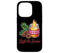 Light The Season Bougie en Pot Pin Coque pour iPhone 14 Pro