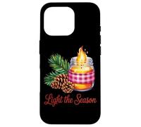 Light The Season Bougie en Pot Pin Coque pour iPhone 16 Pro