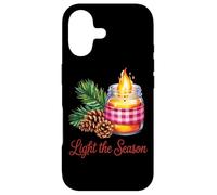 Light The Season Bougie en Pot Pin Coque pour iPhone 17