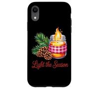 Light The Season Bougie en Pot Pin Coque pour iPhone XR