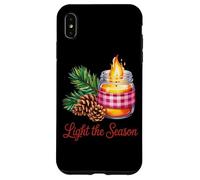 Light The Season Bougie en Pot Pin Coque pour iPhone XS Max
