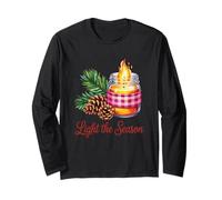 Light The Season Bougie en Pot Pin Manche Longue