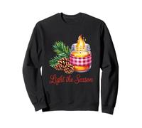 Light The Season Bougie en Pot Pin Sweatshirt