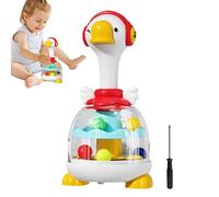 Light Up Ball Jouet interactif avec Boules en Forme de Canard, mécanisme de Unique, Jouet Boule Qui éclate, sûr et inodore