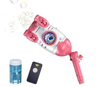 Light Up Bubble Machine, Automatic Outdoor Bubble Blower, Electric Toy with Flashing Lights, Party Lawn Garden Entertainment Accessory, Fun Bubbles Device with Vibrant Style, Holiday Activity Toy