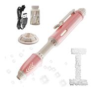Light Up Bubble Wand Machine - ABS 6.7x47cm 450g Purple Pink Blue Pen Style Automatic Bubble Maker for Kids 3+ - Outdoor Indoor Magic Blowing Toy - Long Battery Play Fun
