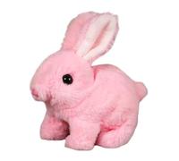Light Up Bunny Toy - Plush Animal Doll with Interactive LED Glow, Electronic Walking Rabbit Pet, Animated Toy with Realistic Sounds, Sensory Developmental Doll for Kids Birthday Gift